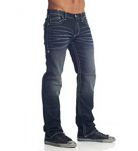 Affliction Blake Paneled Rough Fleur Jeans photo
